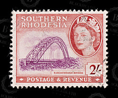8913: Southern Rhodesia SG87 2s Purple & Scarlet 1953 Sc#90 Mi89 Used C£11, view 3