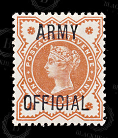 8918: GB SGO41 ½d Vermilion. Deformed "A" 1896 Sc#O54 MiD7 Mint MNH C£60, view 3