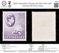 8922: Seychelles SG145a 75c Dull violet 1941 Sc#143a Mint MLH C£35