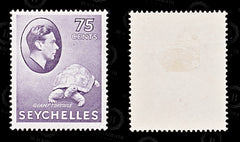 8922: Seychelles SG145a 75c Dull violet 1941 Sc#143a Mint MLH C£35, view 2