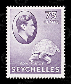8922: Seychelles SG145a 75c Dull violet 1941 Sc#143a Mint MLH C£35, view 3