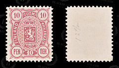 8926: Finland SG113 10p Dull carmine red 1890 Mi29Ab Mint MNG C£60, view 2