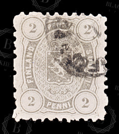 8927: Finland SG64 2p Grey 1875 Mi12Ayb Used C£46, view 3