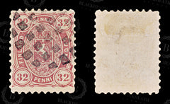 8928: Finland SG79 32p Rose 1875 Mi18Ay Used C£32, view 2
