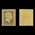 8932: Prussia SG8 3sil Black 1850 Sc#5 Mi4a Mint MNG C£180