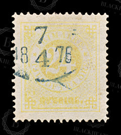 8935: Sweden SG23 24ore Yellow 1872 Sc#24a Mi23A Used C£26, view 3