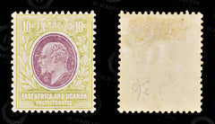 8951: East Africa & Uganda SG37 10c Light olive &  Lilac 1907 Sc#34 Mi36 Mint MH C£13, view 2