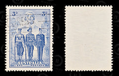 8952: Australia SG198 3d Blue 1940 Sc#186 Mi158 Used C£11, view 2