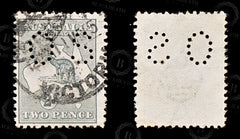 8953: Australia SGO43 2d Bluish grey 1918 Sc#OB45 MiD35I Used C£15, view 2