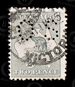 8953: Australia SGO43 2d Bluish grey 1918 Sc#OB45 MiD35I Used C£15, view 3