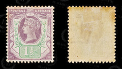 8955: GB SG198 1½d Dull purple & Pale grey green 1887 Sc#112 Mi87b Mint MH C£18, view 2