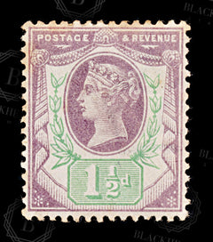 8955: GB SG198 1½d Dull purple & Pale grey green 1887 Sc#112 Mi87b Mint MH C£18, view 3