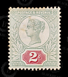 8956: GB SG200 2d Green &  Scarlet 1887 Sc#113 Mi88c Mint MH C£35, view 3