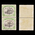 8959: Papua SG59a ½d Black &  Deep green 1910 Used C£84