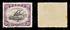 8962: Papua SG55 2d Black &  Purple 1908 Used C£11, view 2