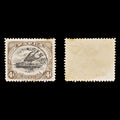 8965: Papua SG63 Large Flaw in "PAPUA" 1910 Sc#38 Mi29YA Used