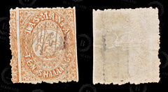 8973: Tasmania SGF16 Fiscally Used 1869 Sc#AR14 MiST8D Used C£275, view 2