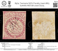 8974: Tasmania SGF2 Fiscally Used 1863 Sc#AR2 MiST2B Used C£275