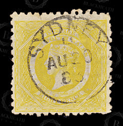 8978: New South Wales SG236 8d Yellow 1883 Sc#67 Mi56 Used C£20, view 3