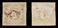 8984: New South Wales SG96 6d Grey brown 1854 Sc#28 Mi17d Used C£38, view 2
