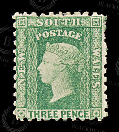 8987: New South Wales SG228b 3d Emerald green 1882 Mint MH C£65, view 3