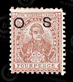 8988: New South Wales SGO41c 4d Purple brown 1889 Sc#O26 MiD25 Mint MH C£13, view 3