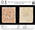 8993: Victoria SG424a 9d Orange brown 1906 Sc#226 Used C£12