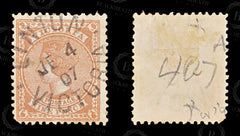 8993: Victoria SG424a 9d Orange brown 1906 Sc#226 Used C£12, view 2