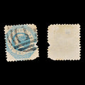 8995: Victoria SG81 1s Indigo 1859 Sc#25 Mi6A Filler C£16