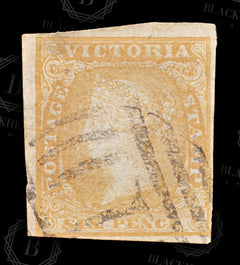 8996: Victoria SG32a 6d Orange 1854 Sc#17 Mi7B Used C£19, view 3