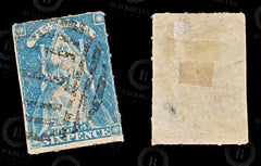 8997: Victoria SG73 6d Blue 1858 Sc#30 Mi12 Used C£18, view 2