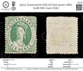 9003: Queensland SG6 6d Dark green 1860 Sc#6 Mi6 Used C£80