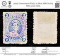9005: Queensland SG157 2s Blue 1886 Sc#79 Mi63 Used C£65