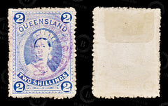9005: Queensland SG157 2s Blue 1886 Sc#79 Mi63 Used C£65, view 2