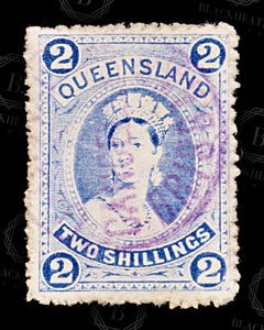 9005: Queensland SG157 2s Blue 1886 Sc#79 Mi63 Used C£65, view 3