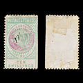 9014: South Australia SG197 10s Green 1886 Sc#83a Used C£75
