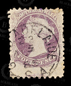 9015: South Australia SG113 4d Slate violet 1879 Sc#68b Mi42b Used C£16, view 3