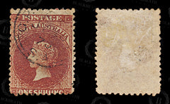 9018: South Australia SG82 1s Dark red brown 1868 Sc#51 Mi32 Used C£12, view 2