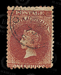 9018: South Australia SG82 1s Dark red brown 1868 Sc#51 Mi32 Used C£12, view 3