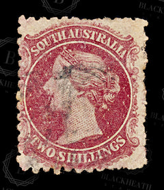 9019: South Australia SG86 2s Crimson 1869 Sc#53e Used C£21, view 3
