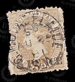 9020: South Australia SG119 8d Olive brown 1881 Mi47c Used C£13, view 3