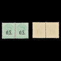 9021: South Australia SGO58 Pair 1895 Sc#O68 MiD31C Mint MNH C£90