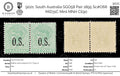 9021: South Australia SGO58 Pair 1895 Sc#O68 MiD31C Mint MNH C£90