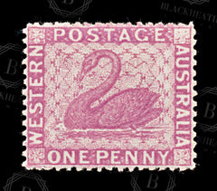 9023: Western Australia SG103 1d Pink 1888 Sc#59 Mi31 Mint MLH C£35, view 3