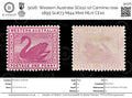 9026: Western Australia SG112 1d Carmine rose 1899 Sc#73 Mi44 Mint MLH C£10