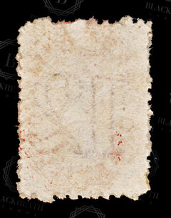 9030: Tasmania SG141 1s Orange red 1875 Sc#34d Used C£65, view 4