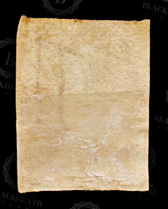 9031: Tasmania SG24 Wmk Inv. Double Entry 1856 Sc#10 Mi6b Used C£55, view 4