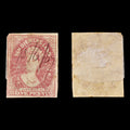 9032: Tasmania SG29 1d Carmine 1867 Sc#11 Mi9a Used C£32