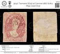 9032: Tasmania SG29 1d Carmine 1867 Sc#11 Mi9a Used C£32