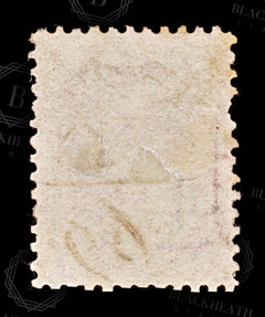 9035: Tasmania SG70 1d Carmine 1864 Sc#29 Mi15aC Used C£24, view 4